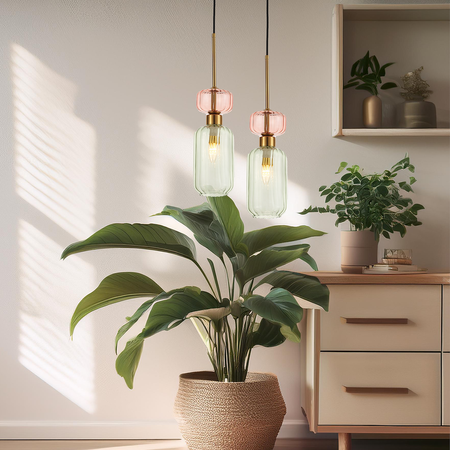 Lampa wisząca MOLLY GREEN 1xE14 Milagro ML1824