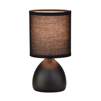 Lampka nocna Sabrina 1xE14 Czarny Milagro ML2770
