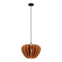Lampa wisząca z filcu w kolorze terracotta Cambio MOD398PL-01BR Maytoni