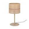 Lampka nocna DORMA WOOD JUTA jasne drewno 1xE27 Tk Lighting 16227