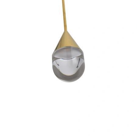 Złota lampa wisząca do łazienki IP44 Nata LED 3000K PL0104-GD Yaskr