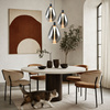 Lampa wisząca pojdeyńcza dymiony szklany klosz DENSO 20 1xG9 Candellux Studio 31-51363