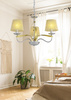 DIVA LAMPA WISZĄCA 3X40W E14 CHROM/ZŁOTY Candellux 33-55057