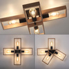 Lampa sufitowa drewniana FRANKY 4xE27 Just Light 15656-18