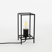 Lampka stołowa MELANDO Italux TB-3343-1S-BK