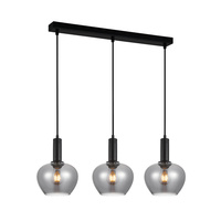 Lampa wisząca Stabla 3xE27 Italux PND-30084-3-BK-SG