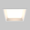 Kwadratowa oprawa wpuszczana 17x17cm LED IP44 do łazienki Okno DL056-24W3-4-6K-W Maytoni