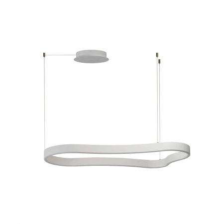 Nowoczesna biała lampa wisząca o ciekawym kształcie MIRABELLA 120 3000K DIMM WH AZZARDO AZ6753