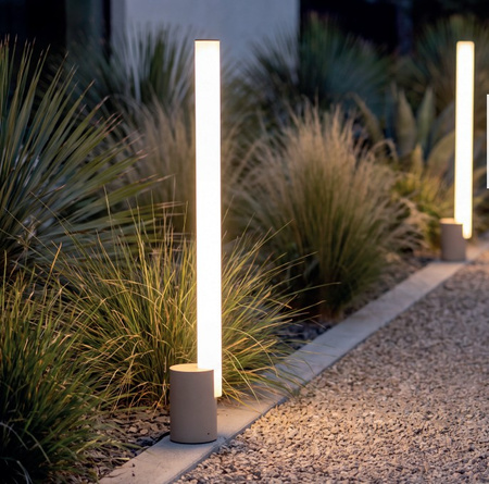 Lampa ogrodowa stojąca SIGUR FLOOR 66 IP54 3000K BEIGE Azzardo AZ7115