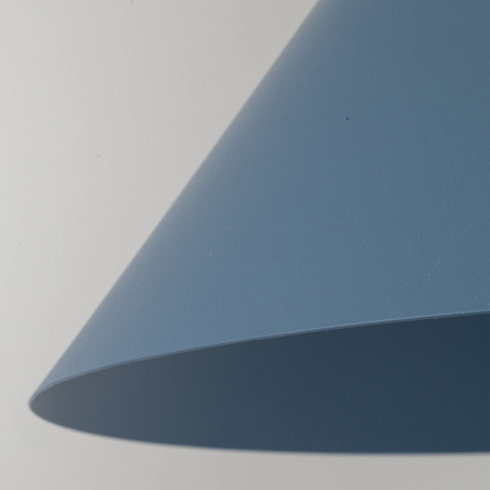 Lampa wisząca w kształcie stożka o średnicy 33,5cm CONO L NAVY 1xE27 Tk Lighting 11415