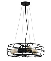 Lampa wisząca RAYO Italux MDM-2580/3 BK