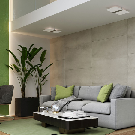 Kinkiet AZALIA szklany biały Sollux Lighting SL.1006