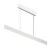 Biała lampa wisząca liniowa ze zmienną barwą światła Euphoria P109PL-36W2.7-6K-W Maytoni