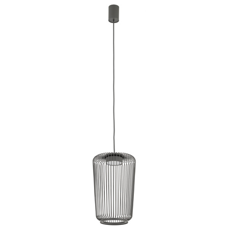Lampa wisząca druciana w kolorze jedwabistego grafitu na żarowkę GX53 KENAI B Nowodvorski 12224