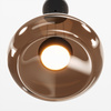 Lampa wisząca szklany brązowy klosz 45cm Bassa LED 3000K Maytoni MOD501PL-L20BK1