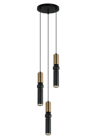 Lampa wisząca ISIDORA Italux PND-14290-3-BRO-BK