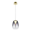 Efektowna lampa wisząca złota z dymionym kloszem LED 3000K Splash MOD282PL-L8G3K Maytoni