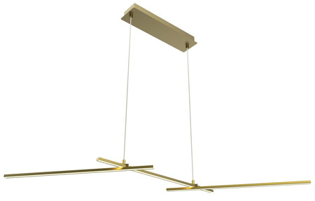 THASOS LAMPA WISZĄCA 103X23 23W LED ZŁOTY 4000K APETI Candellux A0021-331