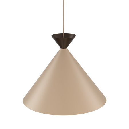 Lampa wisząca metalowa o średnicy 33cm MATTEO SABIA BROWN L 1xE27 Tk Lighting 11001