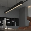 Lampa wisząca liniowa 120cm Sigi II LED czarna PL0127-BK Yaskr