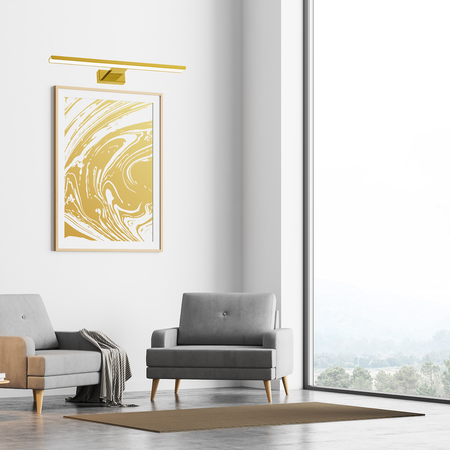 Kinkiet PINTO GOLD 12W LED 50cm Milagro ML8238