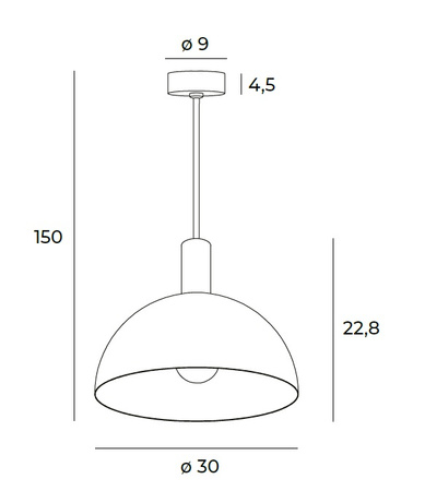 Lampa wisząca LUISANT MaxLight P0473