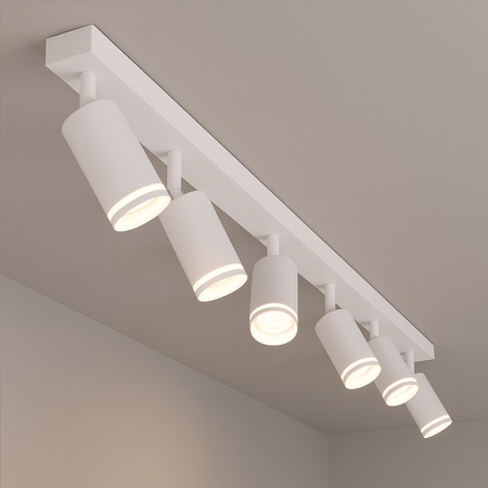 Oprawa Pipe Ring Spot Biały 6xGU10 Milagro ML2076