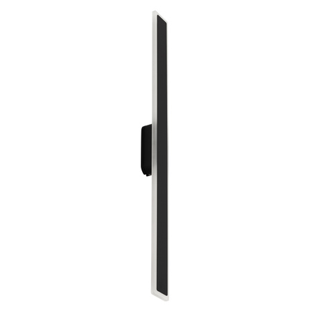 Prostokątny podłużny czarny kinkiet elewacyjny 100cm 3000K IP54 ISLA LED Nowodvorski 11553