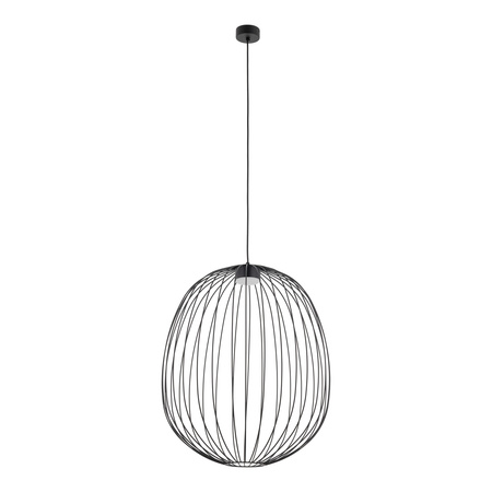 Lampa wisząca druciana o średnicy 50cm SPHERA L BLACK 1XGX53 Tk Lighting 11301