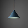 Niebieska stożkowa lampa wisząca o średnicy 26cm CONO M NAVY 1XE27 Tk Lighting 11414