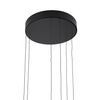 Lampa wisząca dwa czarne pierścienie CIRCOLO POWER LED 3000K Nowodvorski 11647