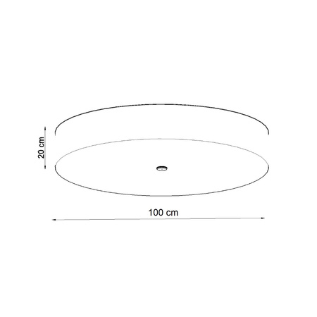 Lampa sufitowa SKALA 100 Sollux Lighting  2BM SL.0817 SL.0818 - kolor do wyboru