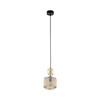 Lampa wisząca ryflowany koniakowy klosz SOPHIA COGNAC 1xE14 Tk Lighting 11038