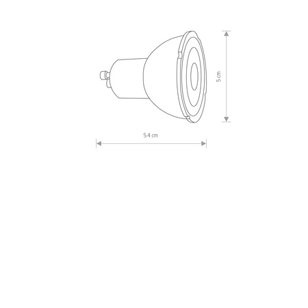 Żarówka ściemnialna REFLECTOR LED GU10 R50 7W 4000K DIMMABLE Nowodvorski 10998