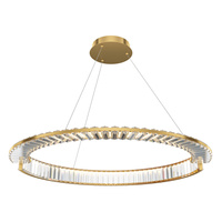 Duża lampa wisząca kryształowa o średnicy 80cm 3000K Krone P097PL-L45BS3K Maytoni