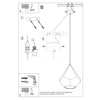 Lampa wisząca PAVLUS ceramiczna biała Sollux Lighting SL.0844