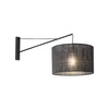 Kinkiet GLORII BLACK na wysięgniku TK Lighting 6639