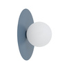 Kinkiet okragły z białą szklaną kulą PIXI NAVY 1xG9 Tk Lighting 11428