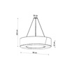 Lampa wisząca SATURNO SLIM 90 Sollux Lighting  2BM SL.0797 SL.0798 - kolor do wyboru