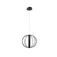 Lampa wisząca LED 3000K z 3 stopniami ściemniania ZOE 60 3-STEP DIMM BK AZZARDO AZ6779