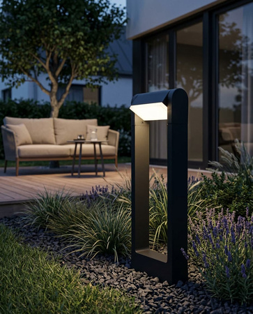 Czarna smukła lampa ogrodowa LED 50cm NOVARA kaja Lighting K-8261