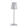 Lampka stołowa przenośna ładowana USB chromowana Ostap Italux TB-2749-CH