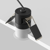Podtynkowe okragłe oczko sufitowe LED 3000K Minor DL089-5W3K-BW Maytoni