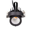 Czarna oprawa wpustowa RUBIO z regulacją 10W CZARNA MAXLIGHT H0133