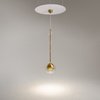 Szklana pojedyńcza lampa wisząca z kulkami na przewodzie Ros MOD227PL-01BS Maytoni