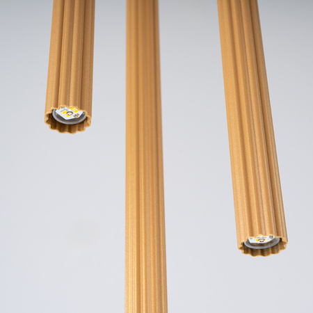 Lampa wisząca ARCHE 3P złota Sollux SL.1342