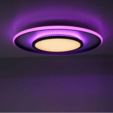 Lampa sufitowa plafon ARENDA LED RGB 60cm Leuchten Direkt 11627-18 sterowany pilotem kolory 