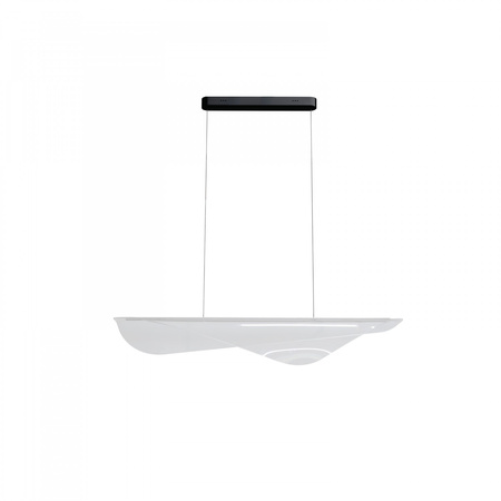 Designerska lampa wisząca z przezroczystego akrylu LED 3000K MANTA 120 PENDANT 3000K BK AZZARDO AZ6794