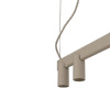 Lampa wisząca beżowa belka z tubami FOURTY LINE LED 900 Nowodvorski 12297