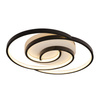Lampa sufitowa czarna spirala NEXUS 30W LED CCT Milagro ML2936